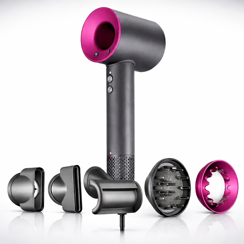 Secador Profesional Iónico de Última Generación | Ultra Ligero y Sin Encrespamiento