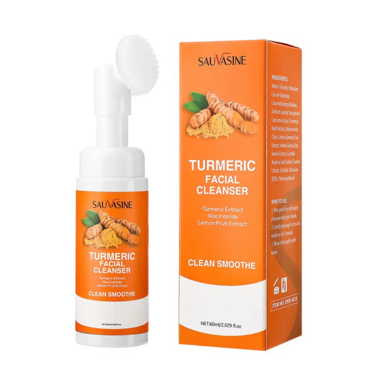 Limpiador Facial de Cúrcuma + Cepillo Espumador